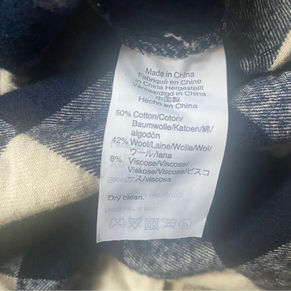 J.Crew Buffalo Check Shirt Jacket Size M - Picture 7 of 7